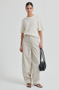 Second Female - Bacoli Barrel Trousers - Soft Beige