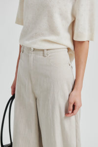 Second Female - Bacoli Barrel Trousers - Soft Beige