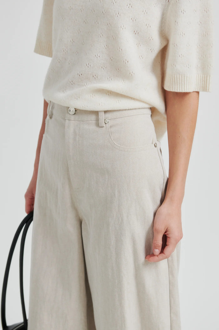 Second Female - Bacoli Barrel Trousers - Soft Beige