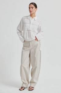 Second Female - Bacoli Barrel Trousers - Soft Beige