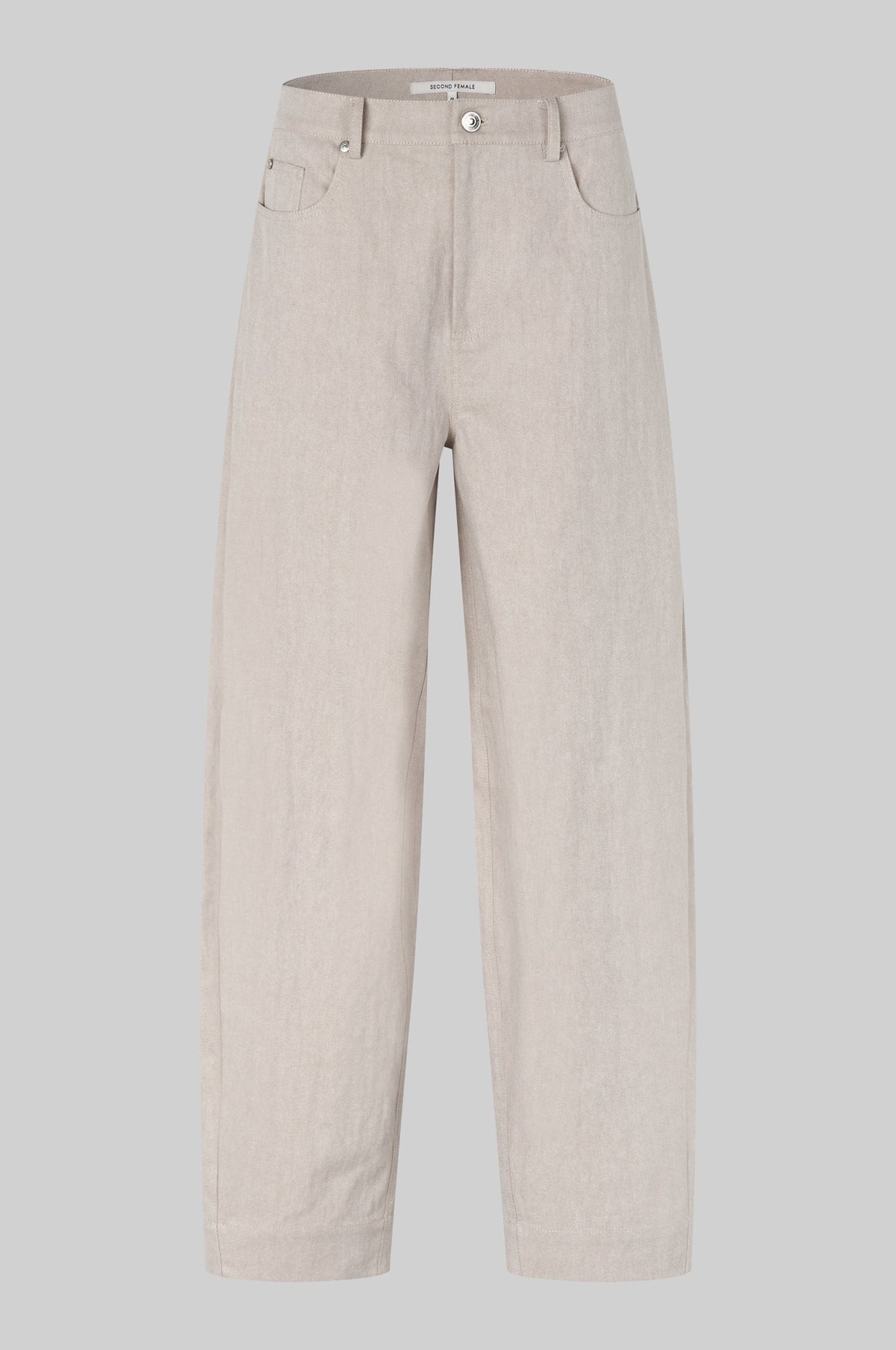 Second Female - Bacoli Barrel Trousers - Soft Beige
