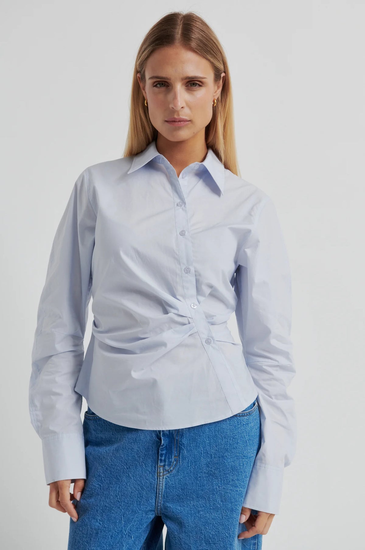 Second Female - Hill Shirt - Halogen Blue