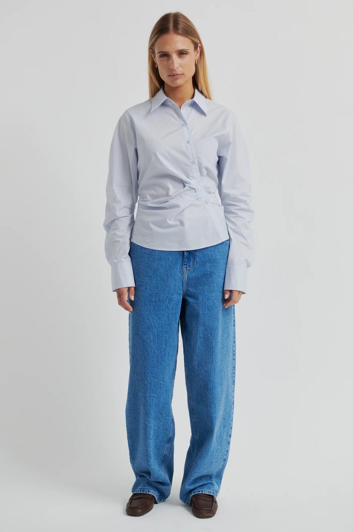 Second Female - Hill Shirt - Halogen Blue