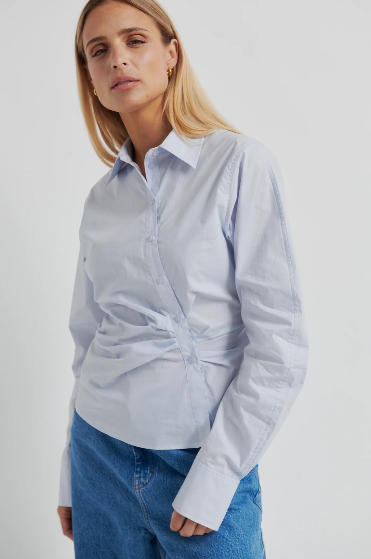 Second Female - Hill Shirt - Halogen Blue