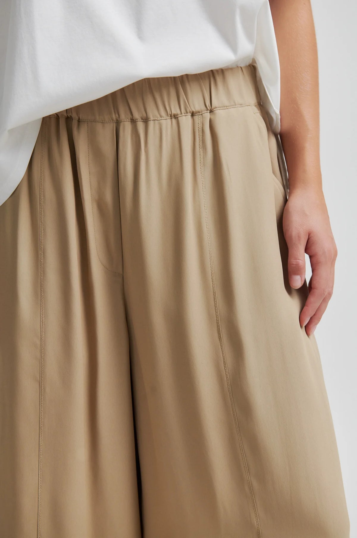Second Female - Grenoble Cropped Trousers - Camel