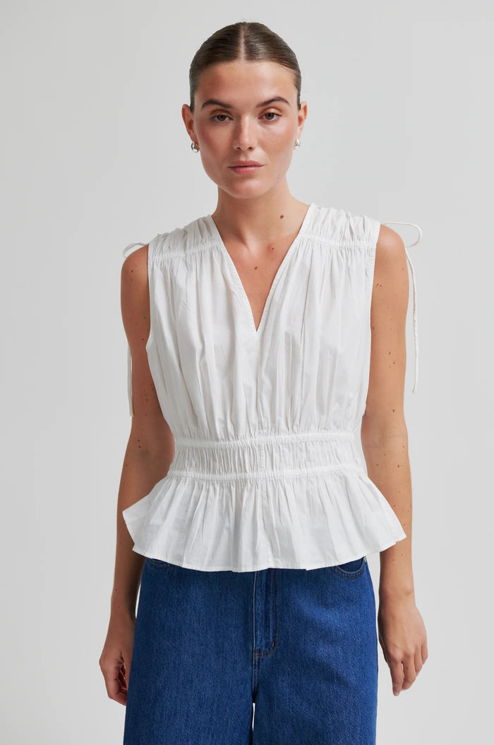 Second Female - Carpi Top - White