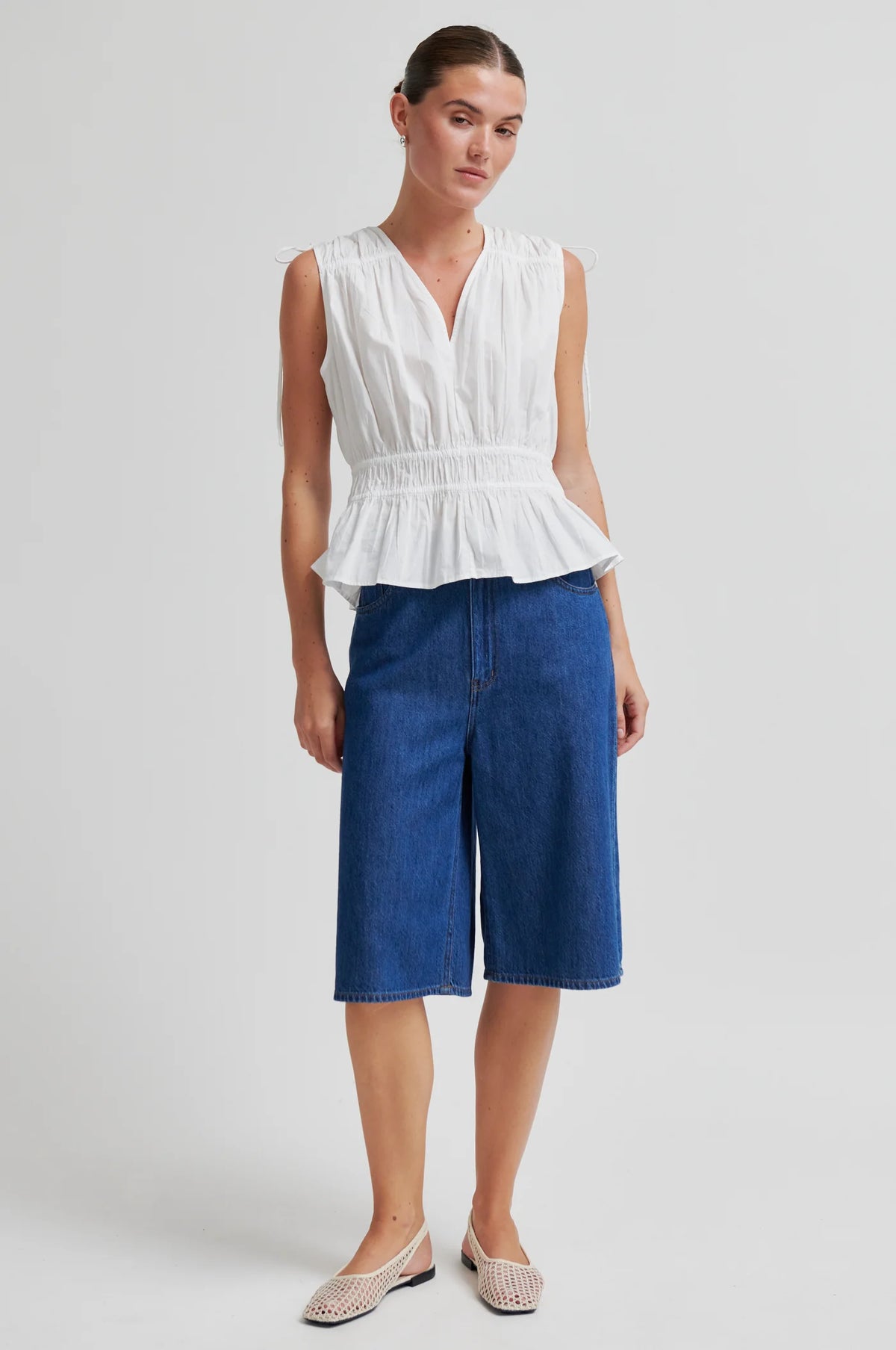 Second Female - Carpi Top - White