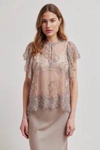 Second Female - Savoya Lace Blouse - Plaza Taupe