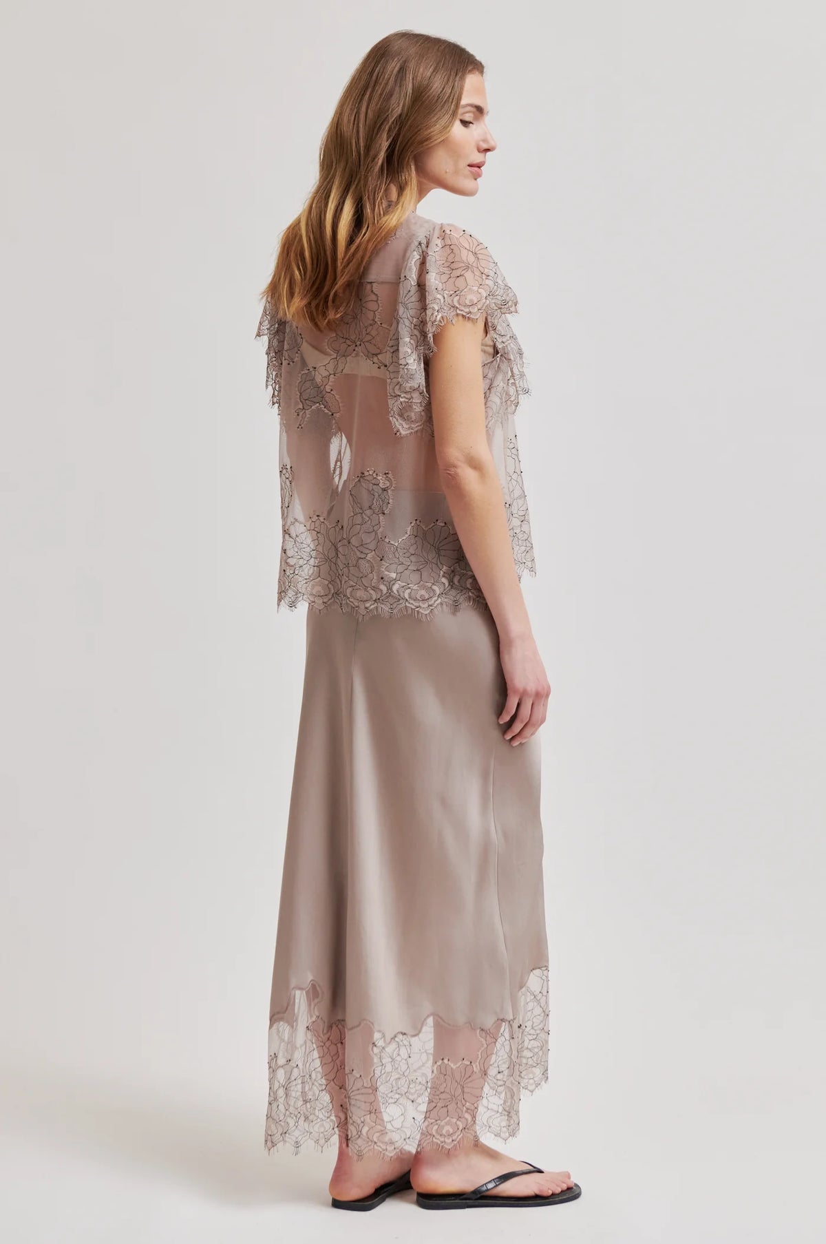 Second Female - Savoya Lace Blouse - Plaza Taupe