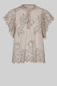 Second Female - Savoya Lace Blouse - Plaza Taupe