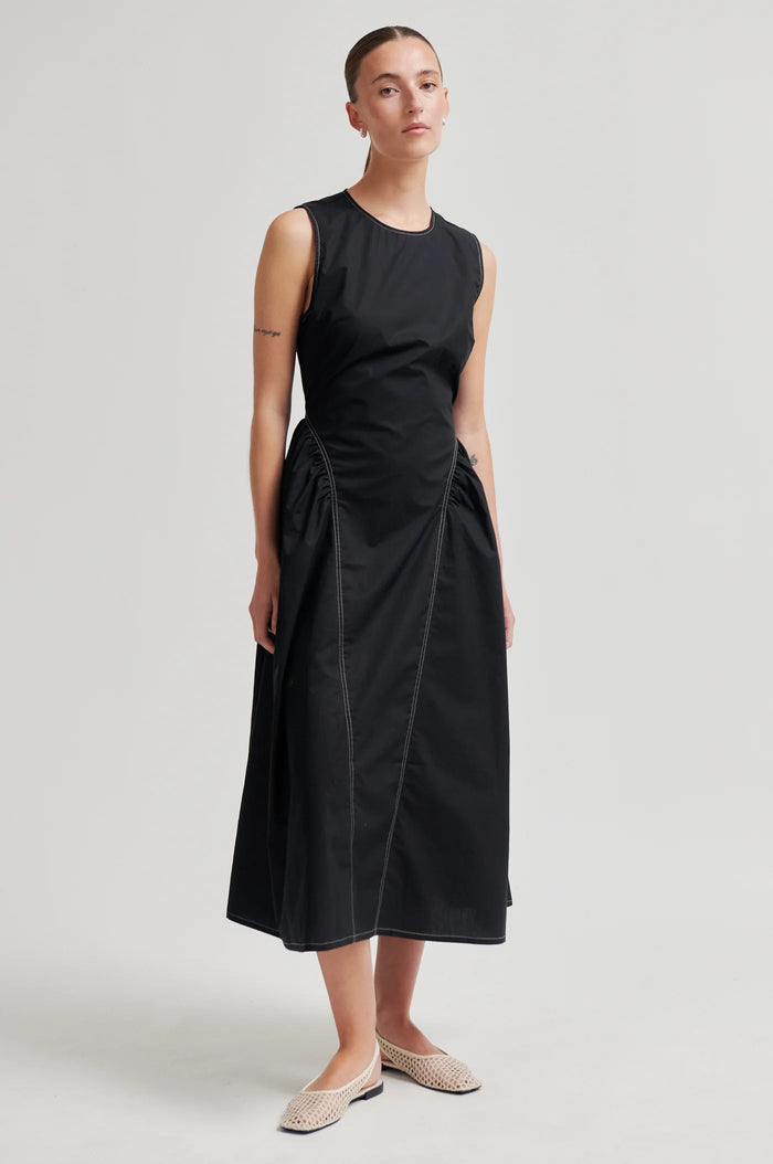 Second Female - Larkini Sculptured Dress - Black