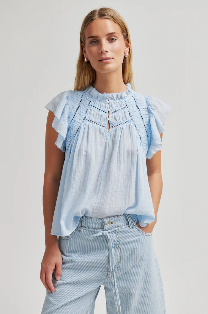 Second Female - Gaya Top - Cashmere Blue