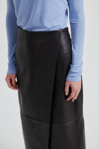 Second Female - Novel Leather Skirt - Chocolate Torte
