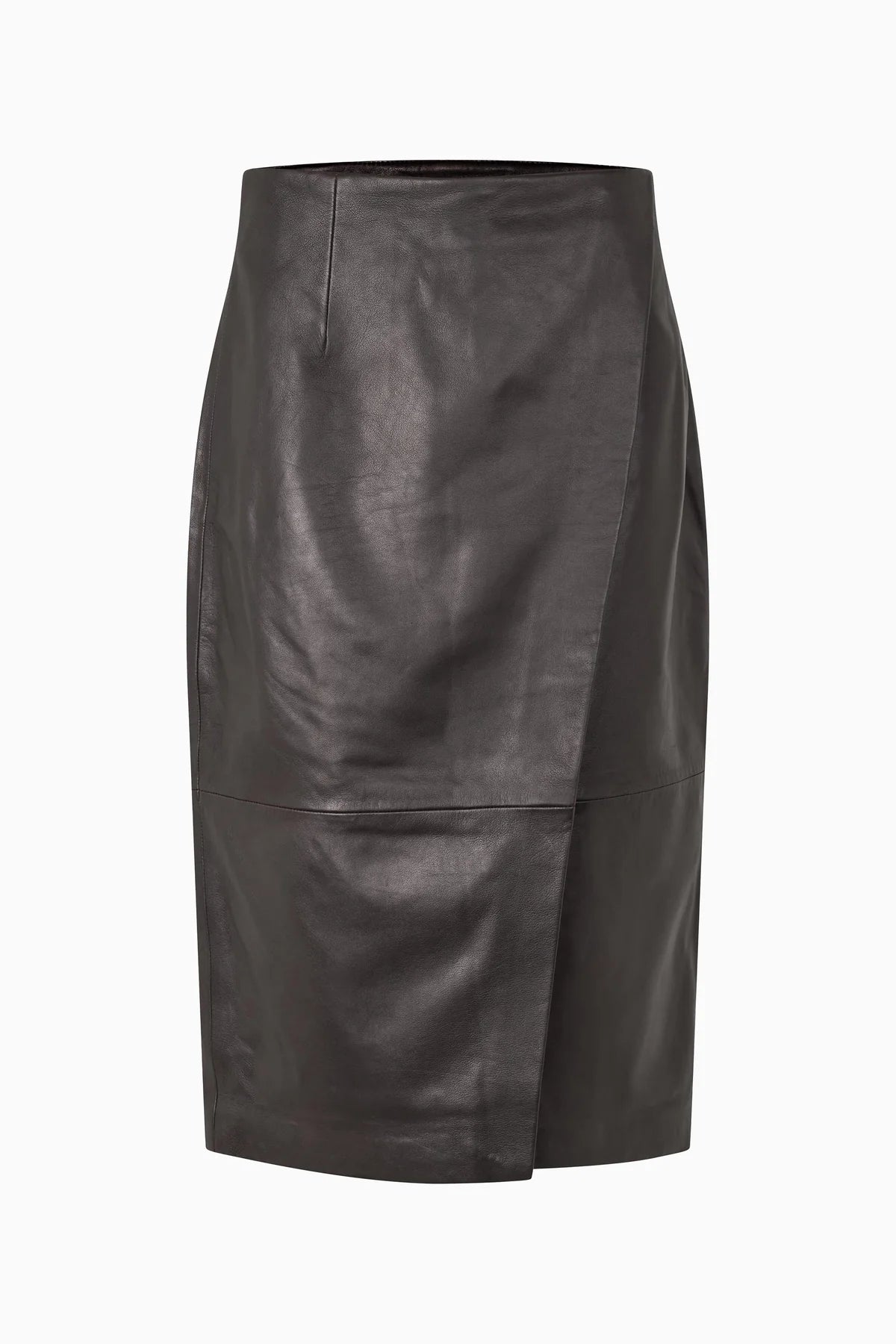 Second Female - Novel Leather Skirt - Chocolate Torte
