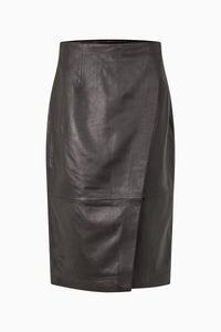 Second Female - Novel Leather Skirt - Chocolate Torte