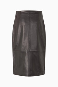 Second Female - Novel Leather Skirt - Chocolate Torte
