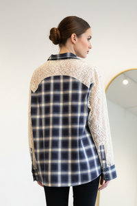 M.A. Dainty Cupido — Plaid/Lace