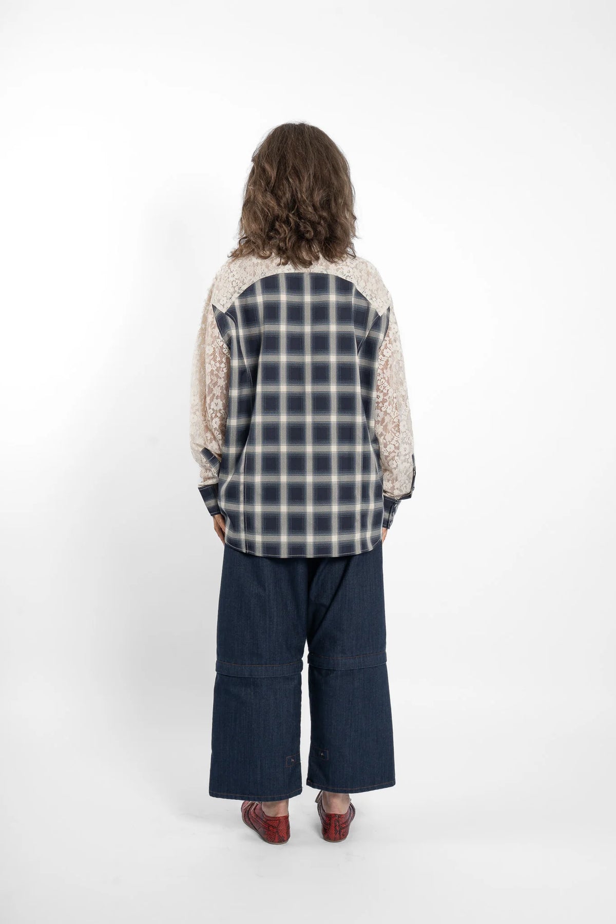 M.A. Dainty Cupido — Plaid/Lace