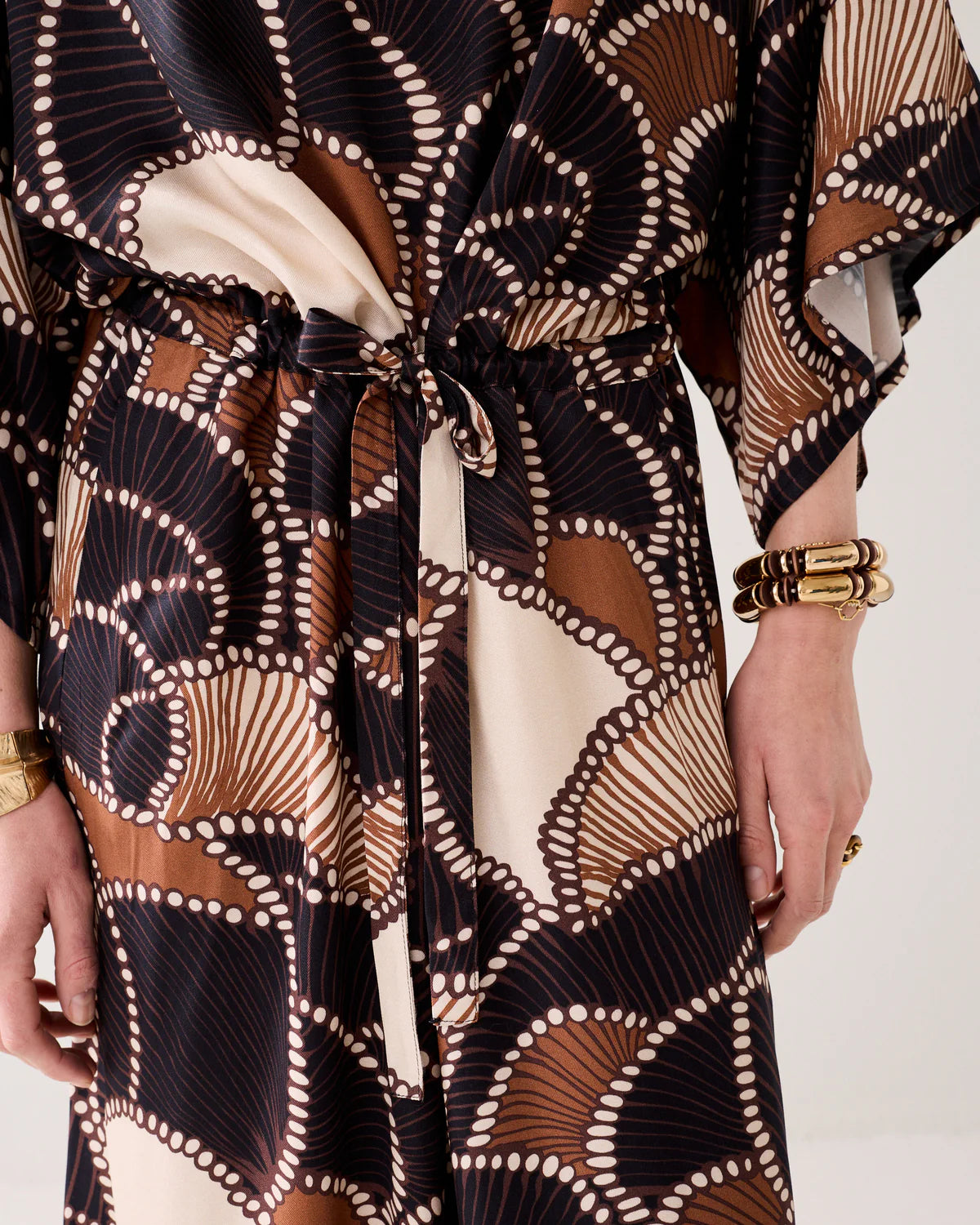Summum - Dress All Over Twill Satin - Multicolour