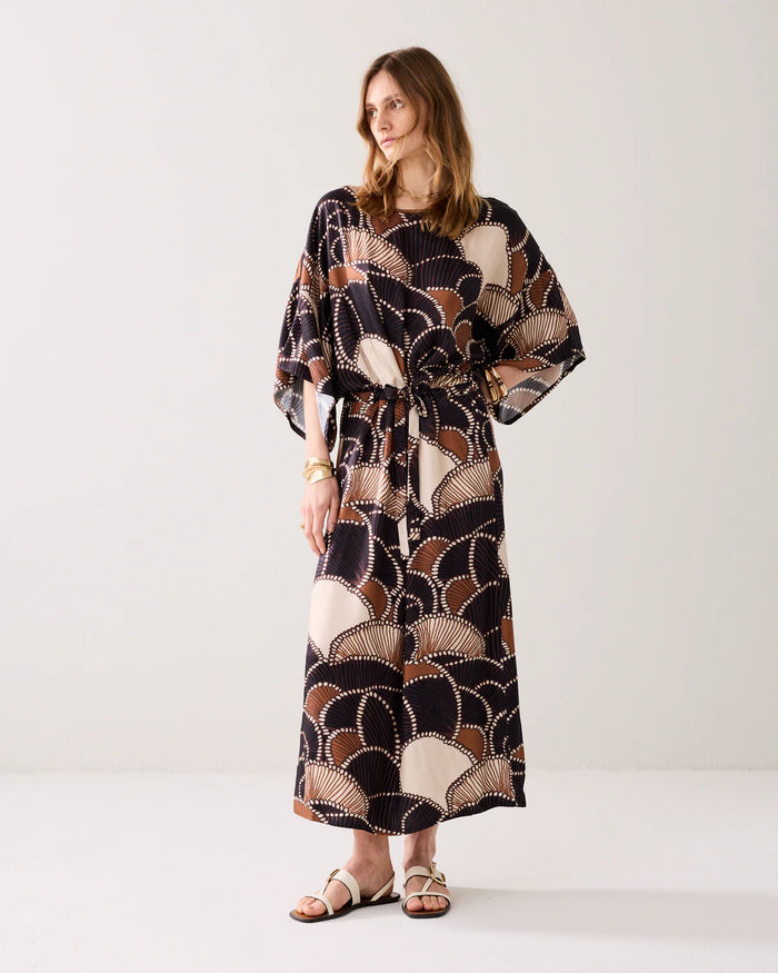 Summum - Dress All Over Twill Satin - Multicolour