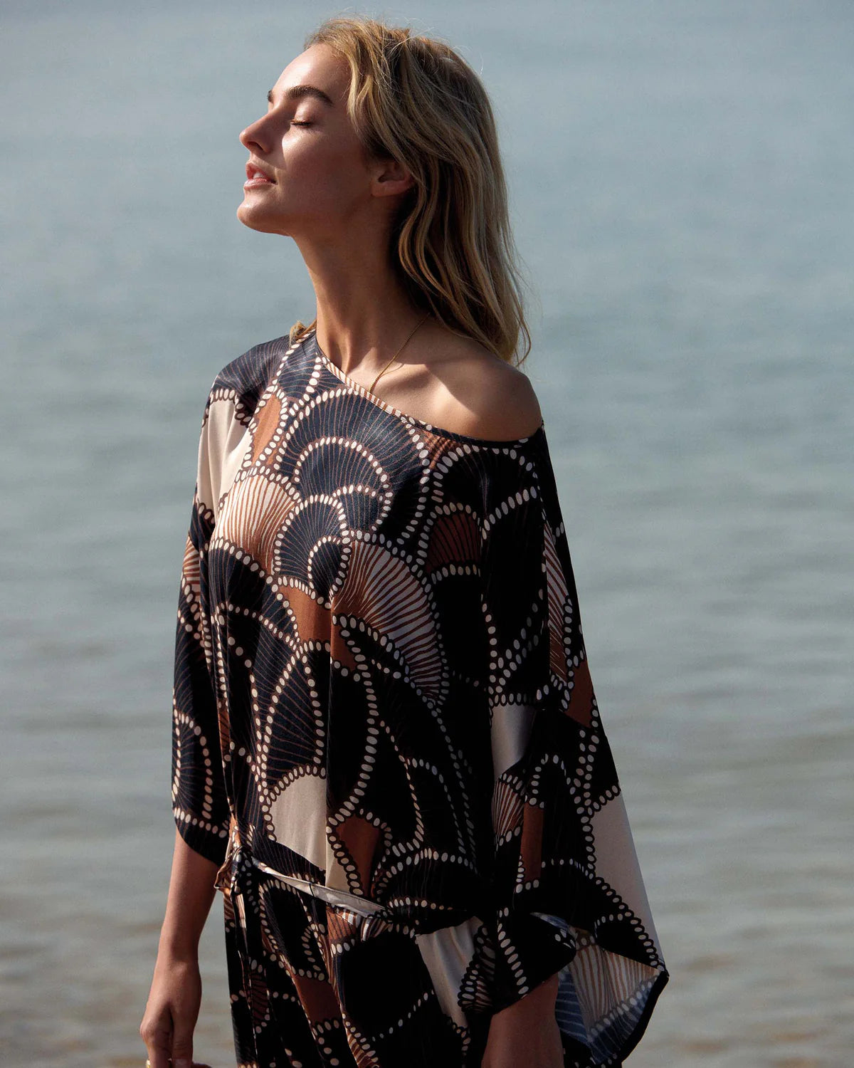 Summum - Dress All Over Twill Satin - Multicolour