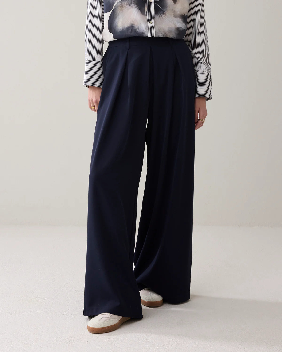 Summum - Fluid Pants - Mint Blue
