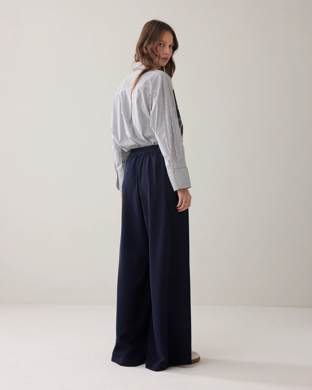 Summum - Fluid Pants - Mint Blue