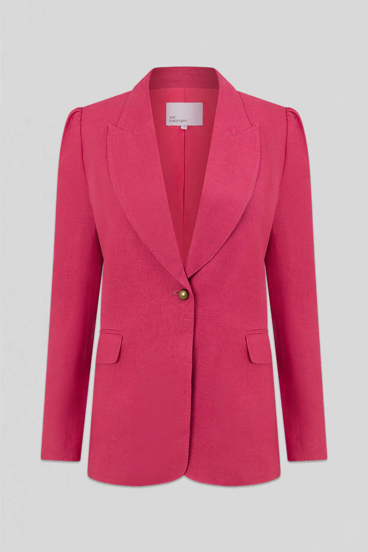 Zoe Kratzmann - Crest Jacket - Rhubarb