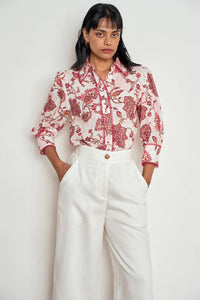 Zoe Kratzmann - Serenade Top - Rose Paisley