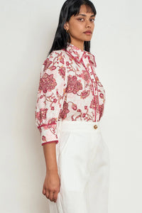Zoe Kratzmann - Serenade Top - Rose Paisley