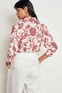 Zoe Kratzmann - Serenade Top - Rose Paisley