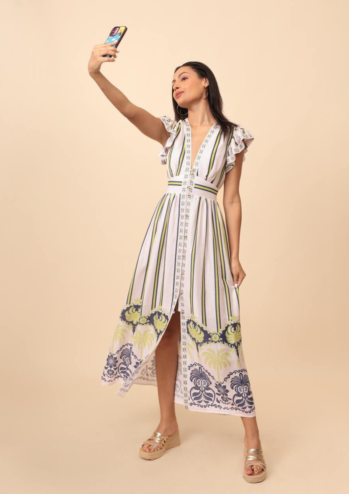 Emily Lovelock - Madeline Print Dress