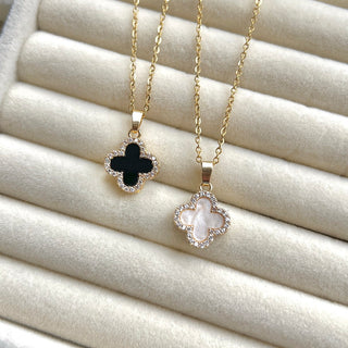 Reversible Clover Necklace