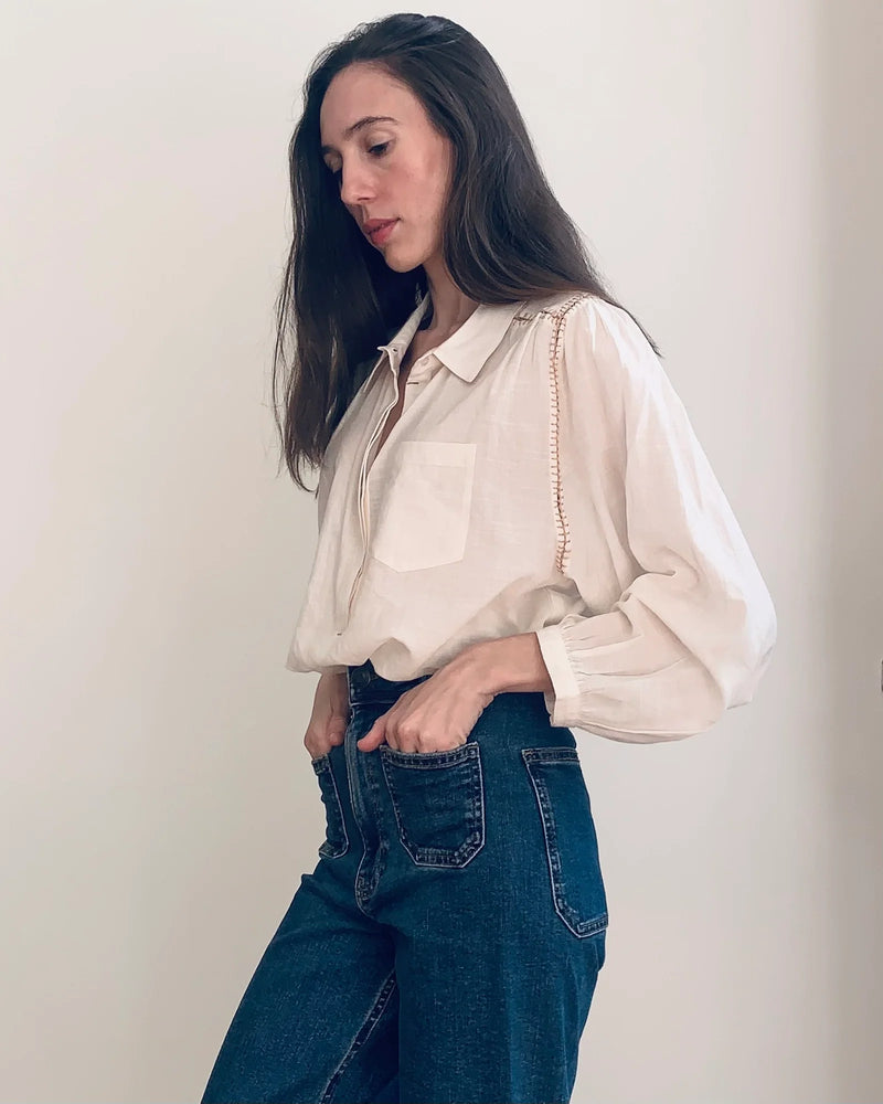 New Birkin Blouse - Ecru