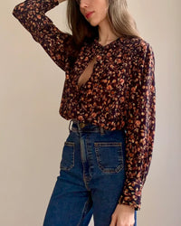 Marie Louise De Monterey - Delphine  Blouse Black
