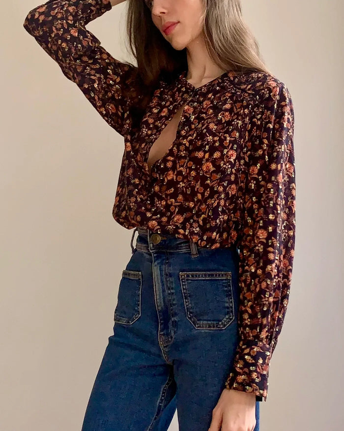 Marie Louise De Monterey - Delphine  Blouse Black