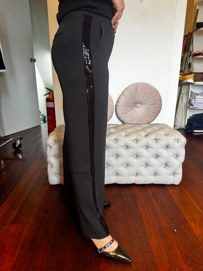 Alessandra - Jacqui Pant in Black