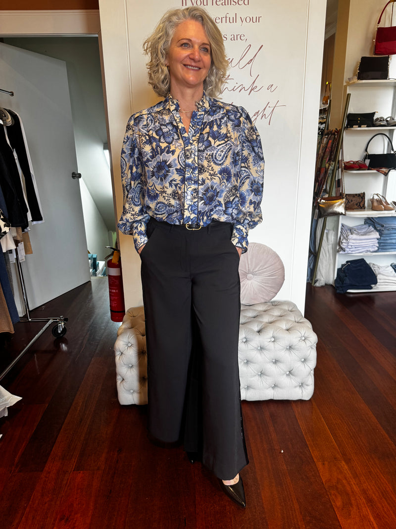 Alessandra - Jacqui Pant in Black