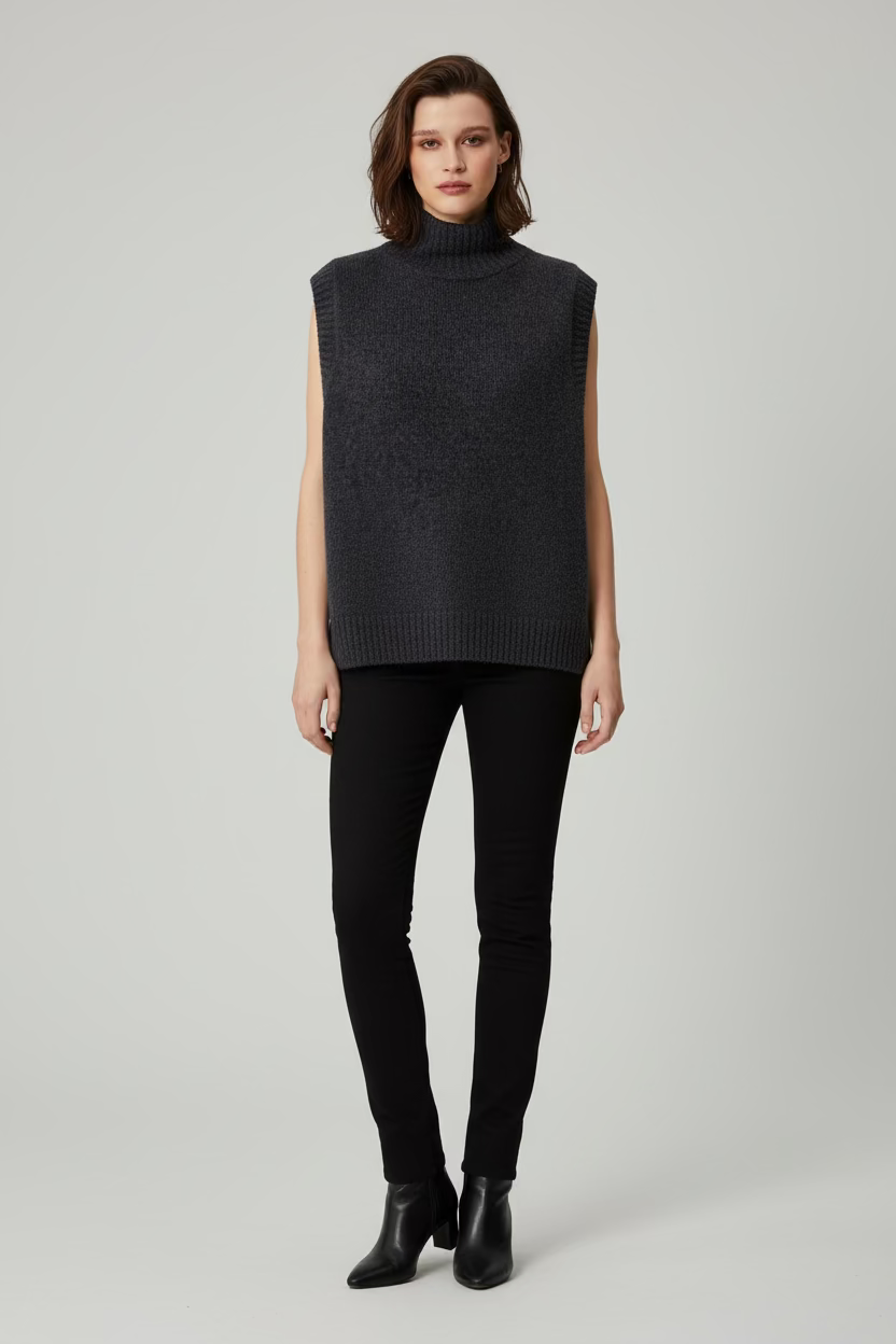 Alete - Twisted Collar Vest