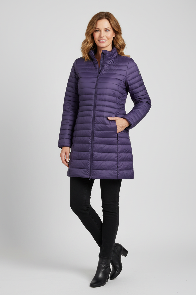 Sabena - Funnel Neck Lightweight Down Jacket 22168