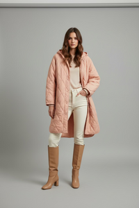 Sabena - Diamond Quilted Overcoat Puffer Coat