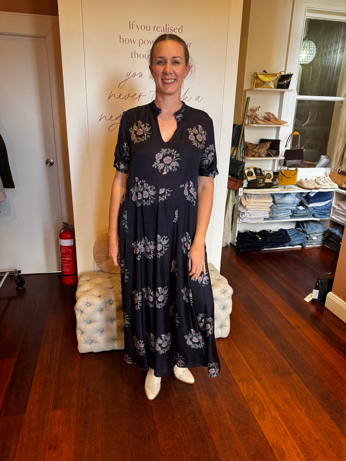 Lola - Georgia Silky Wreath Maxi