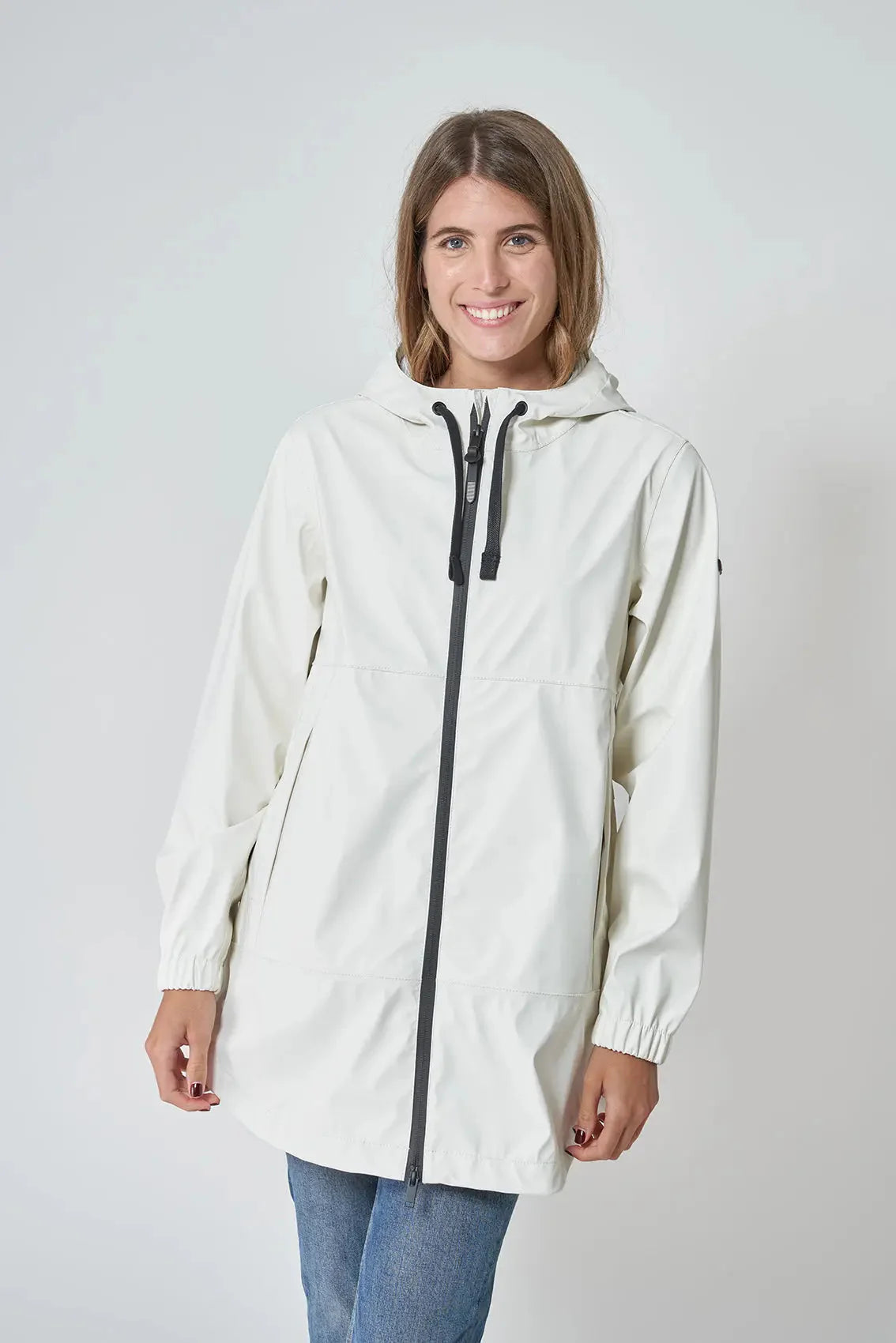 Batela Rain Coat - Winter White