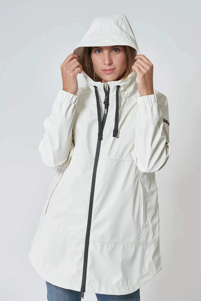 Batela Rain Coat - Winter White