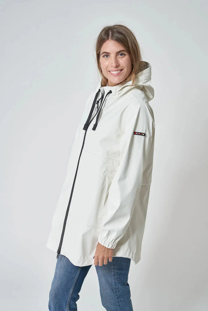 Batela Rain Coat - Winter White