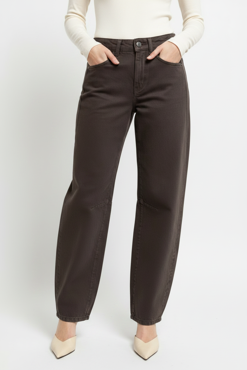 Cup of Joe - Clara balloon Jeans - Chocolate