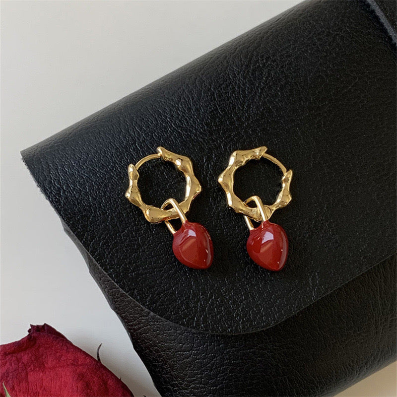 Red Love Earrings