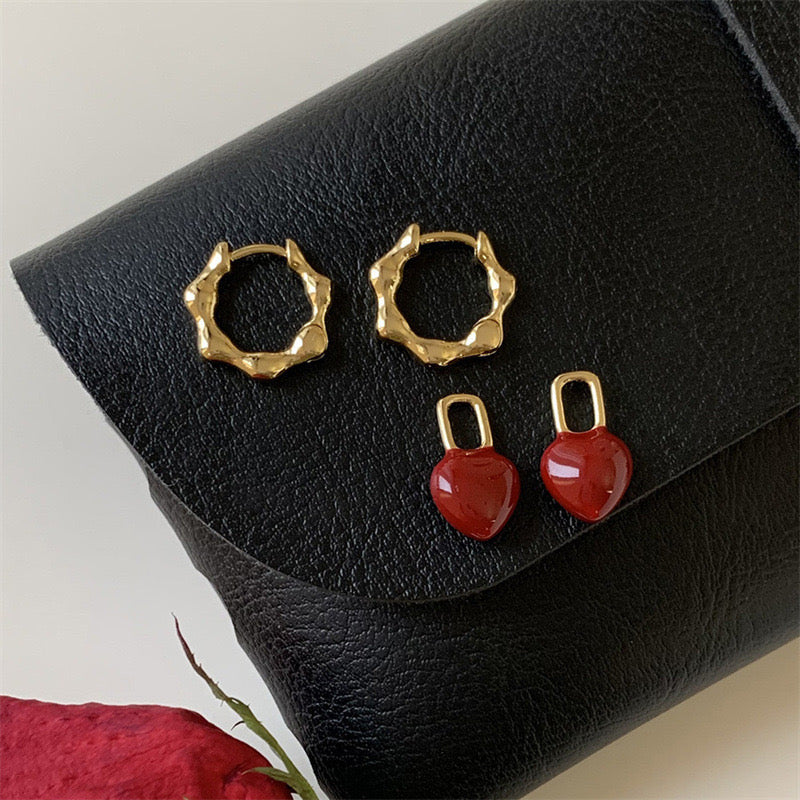 Red Love Earrings