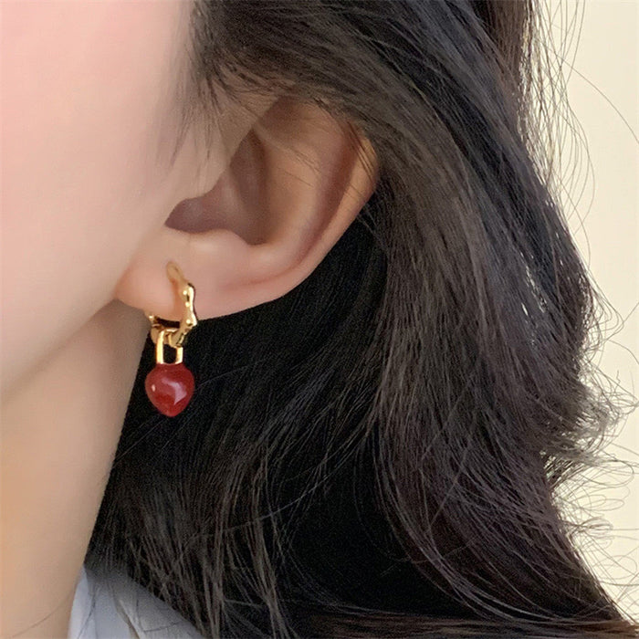 Red Love Earrings