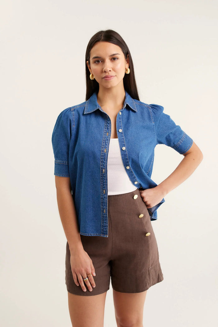 Alessandra - Ruby Shirt - Denim